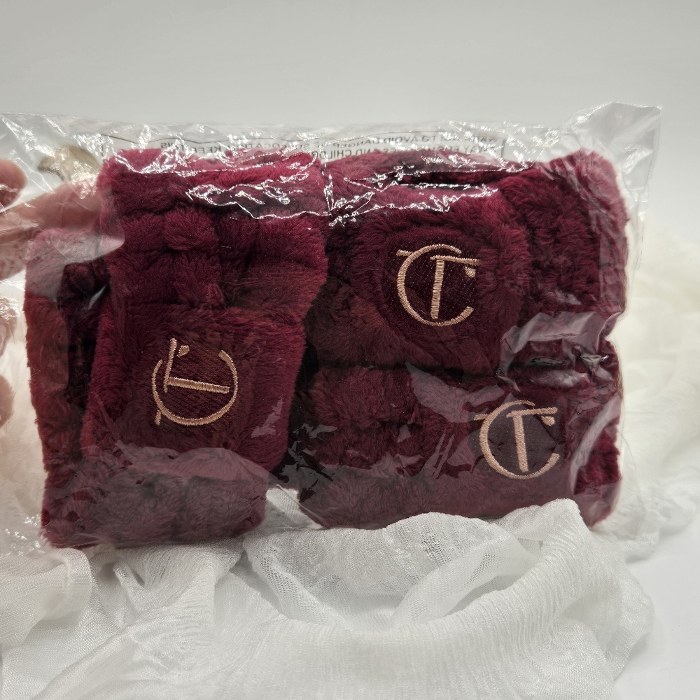 NEW Charlotte tilbury shower headband & wristbands